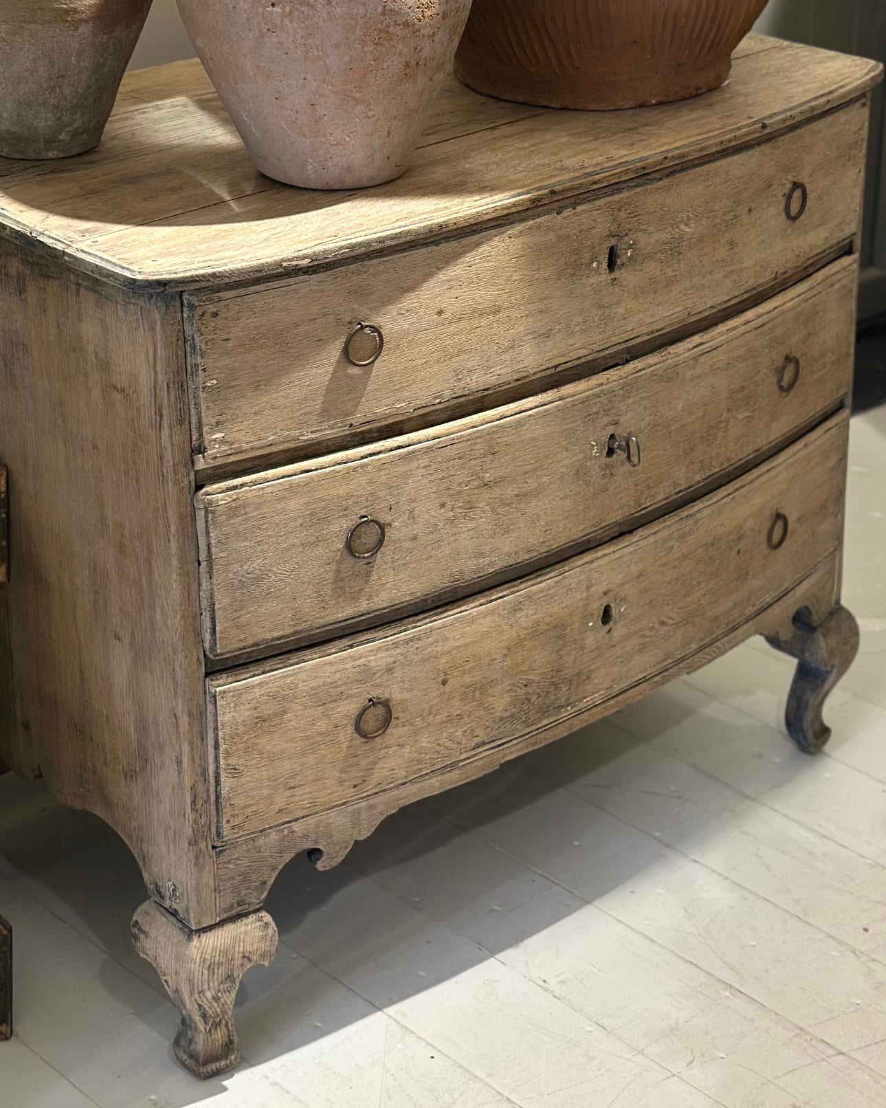 Late 18th-Century Swedish Bleached Commode