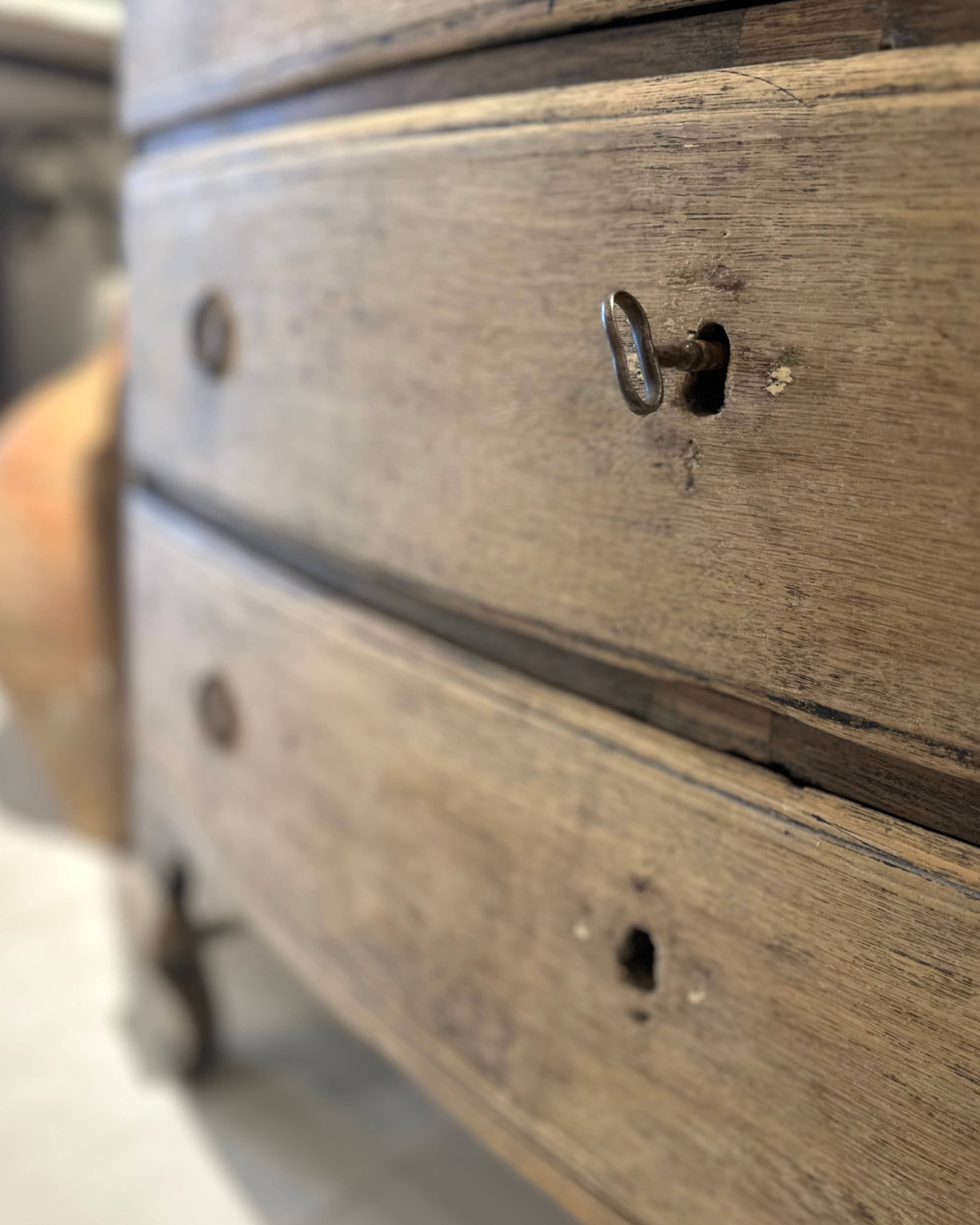 Late 18th-Century Swedish Bleached Commode