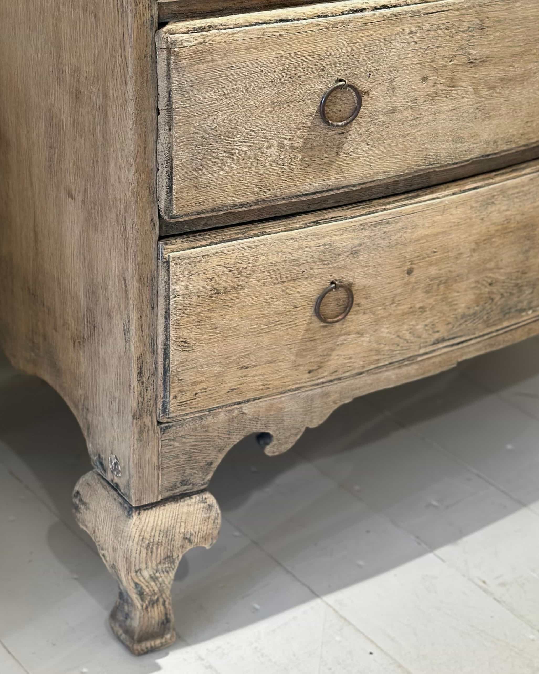Late 18th-Century Swedish Bleached Commode