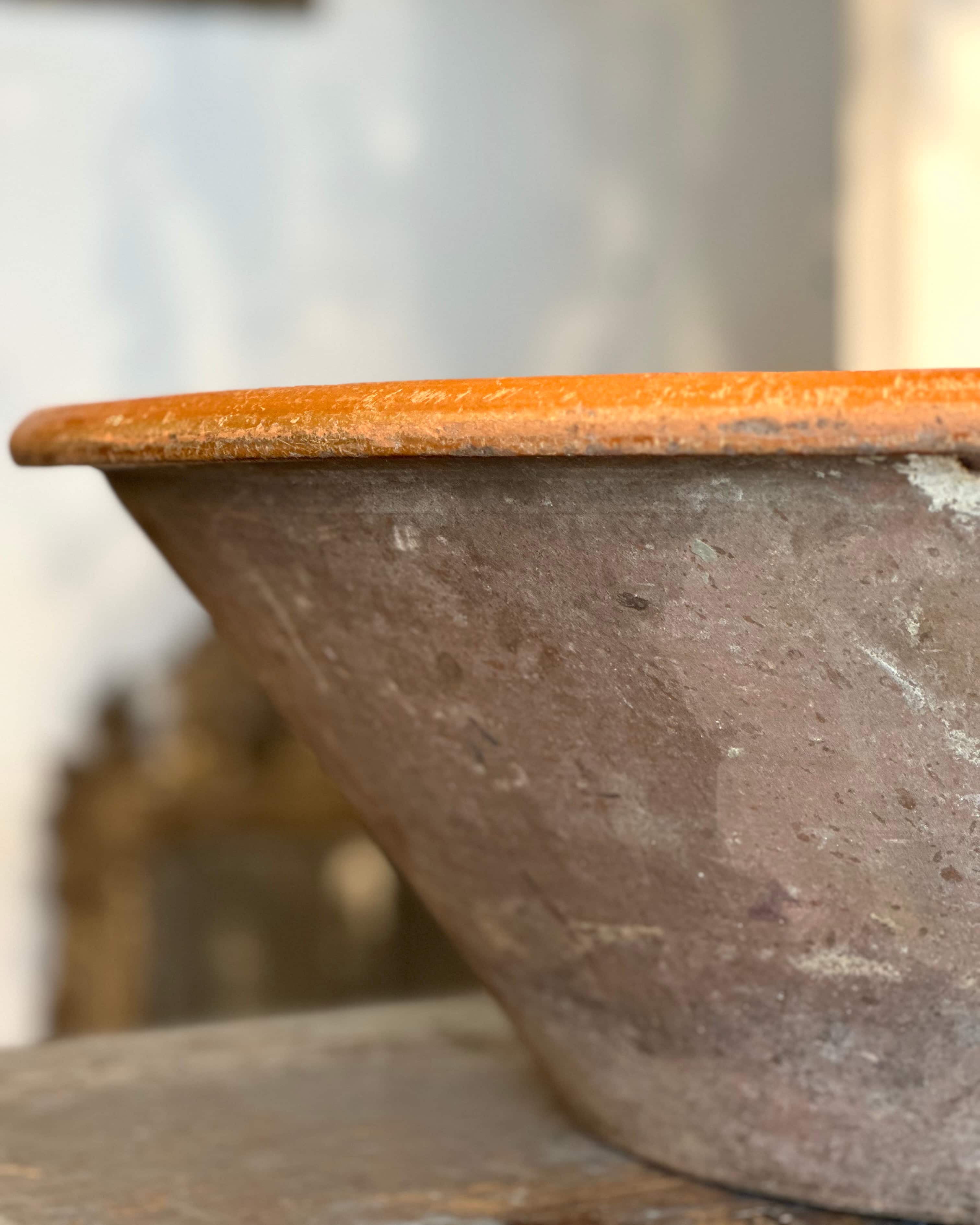 Early 20th-Century Glazed Earthenware Bowl