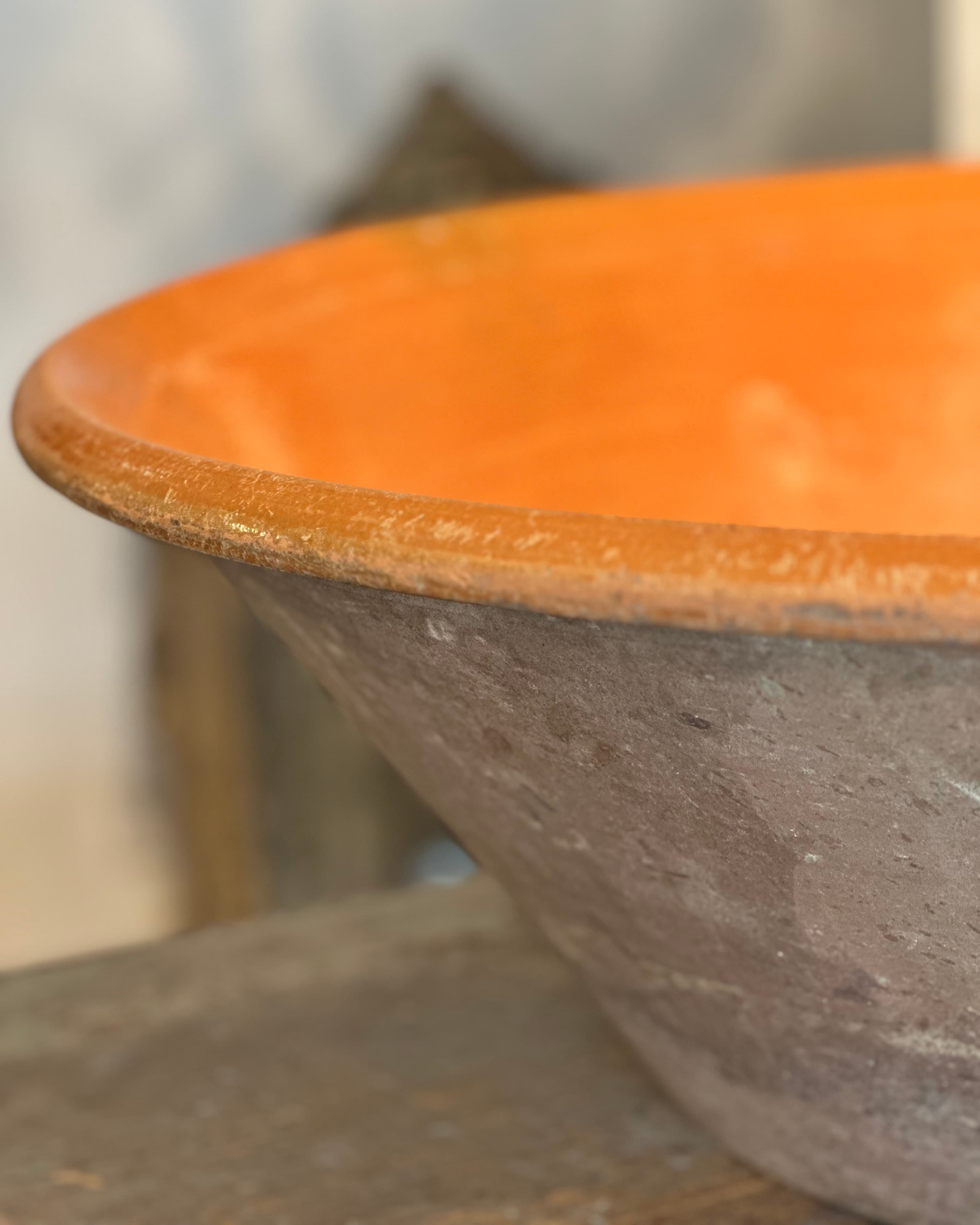 Early 20th-Century Glazed Earthenware Bowl