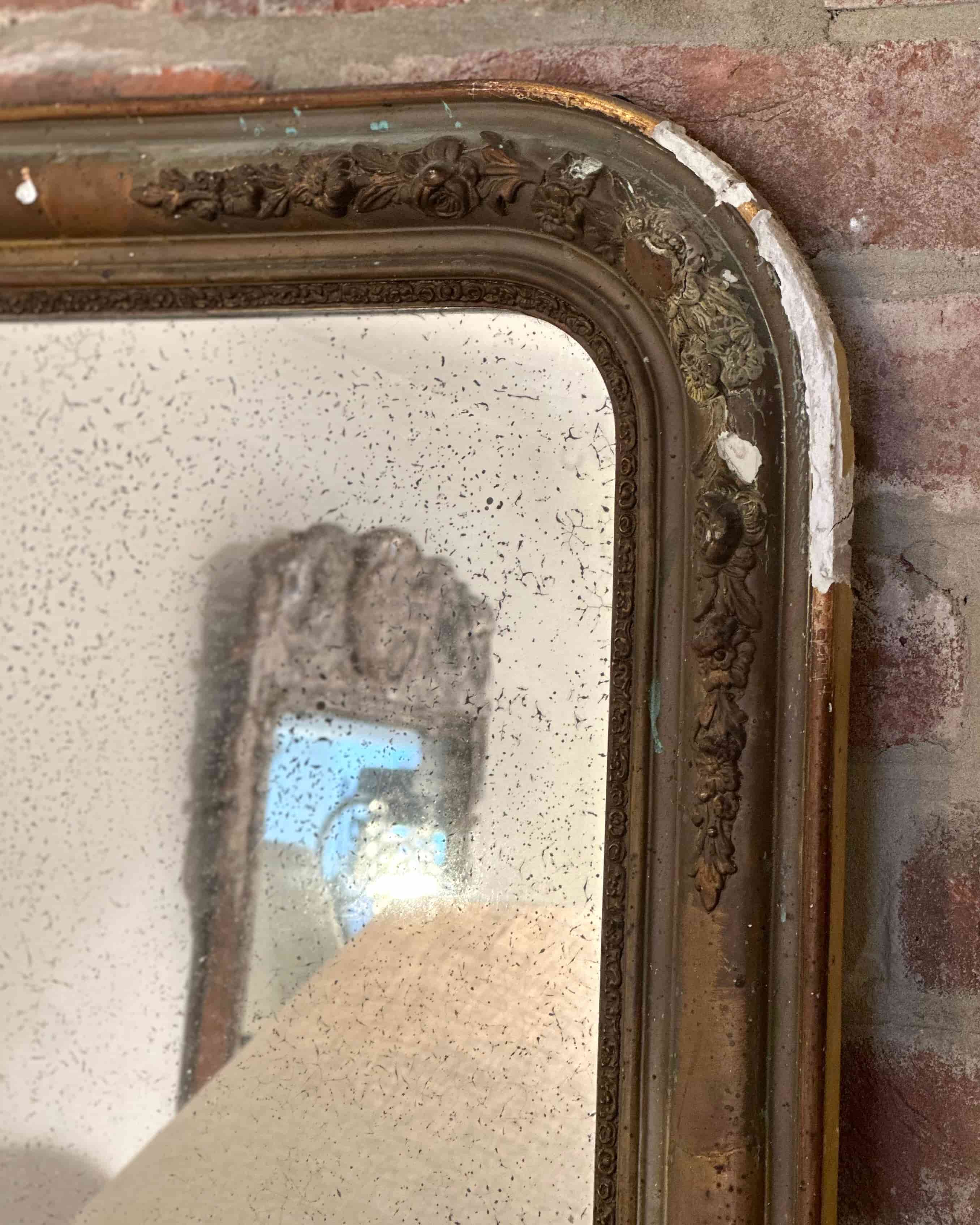 Louis-Philippe Mirror, Mid-19th Century