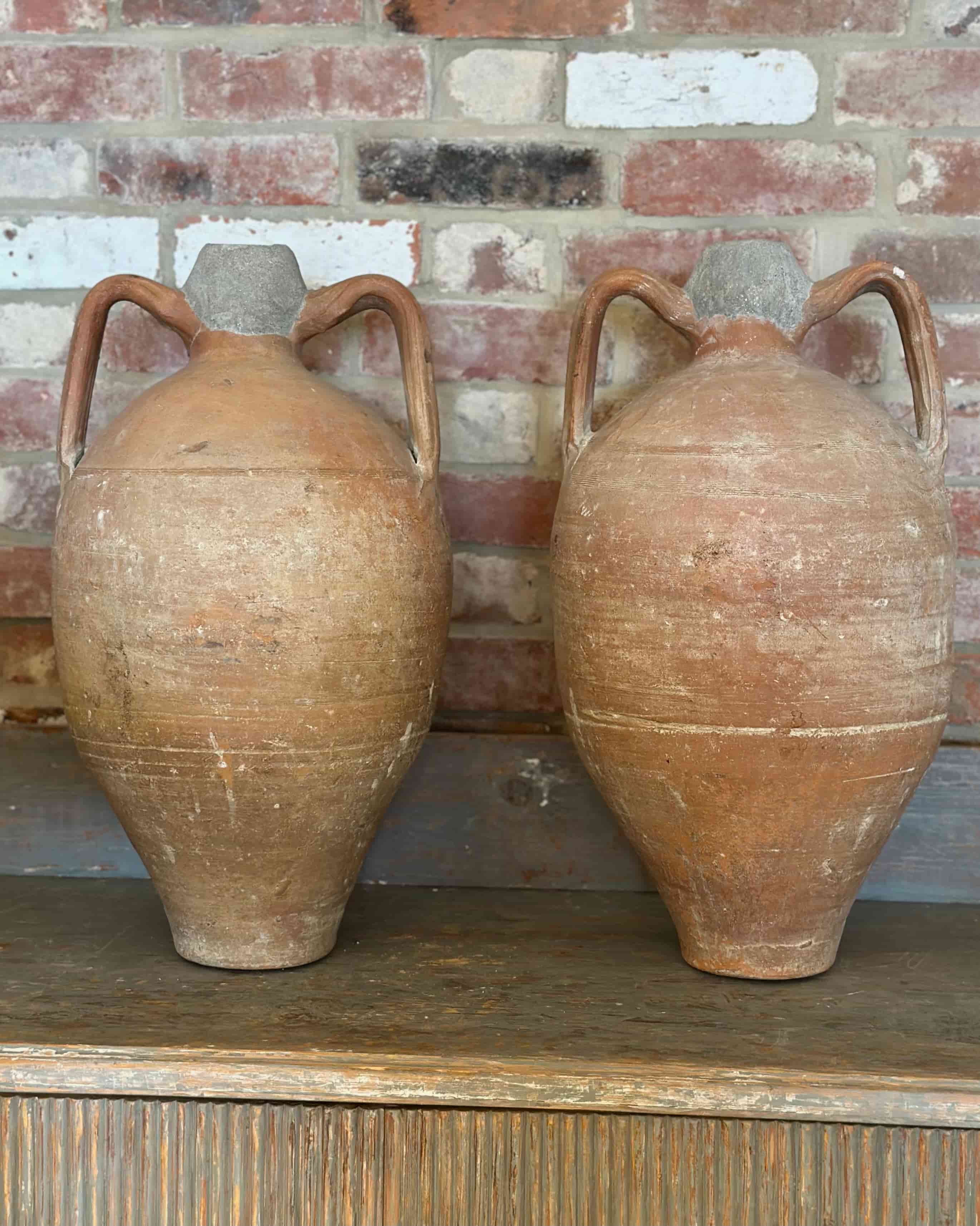 Pair of Antique Vessels