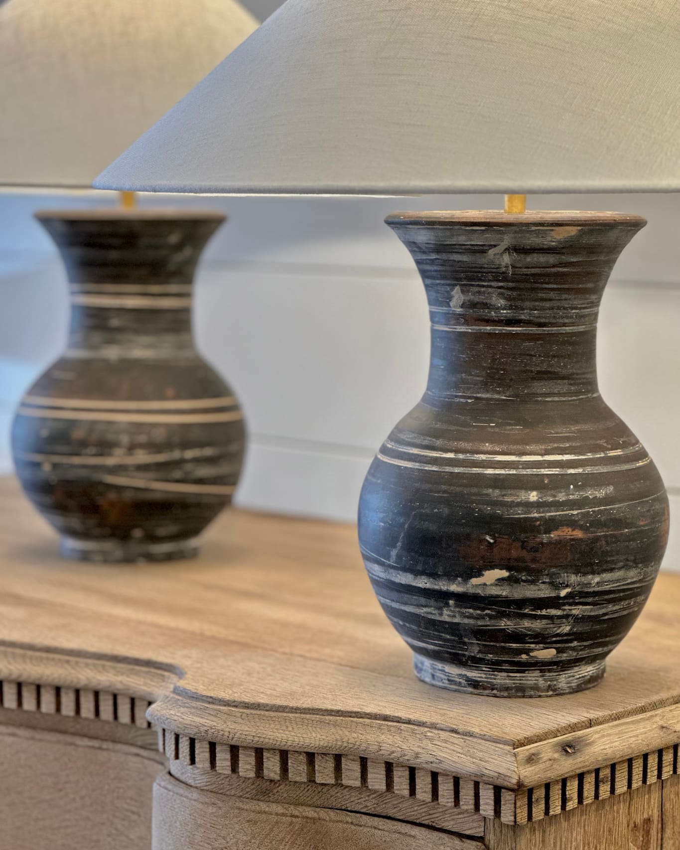 Pair of Han Dynasty Style Lamps