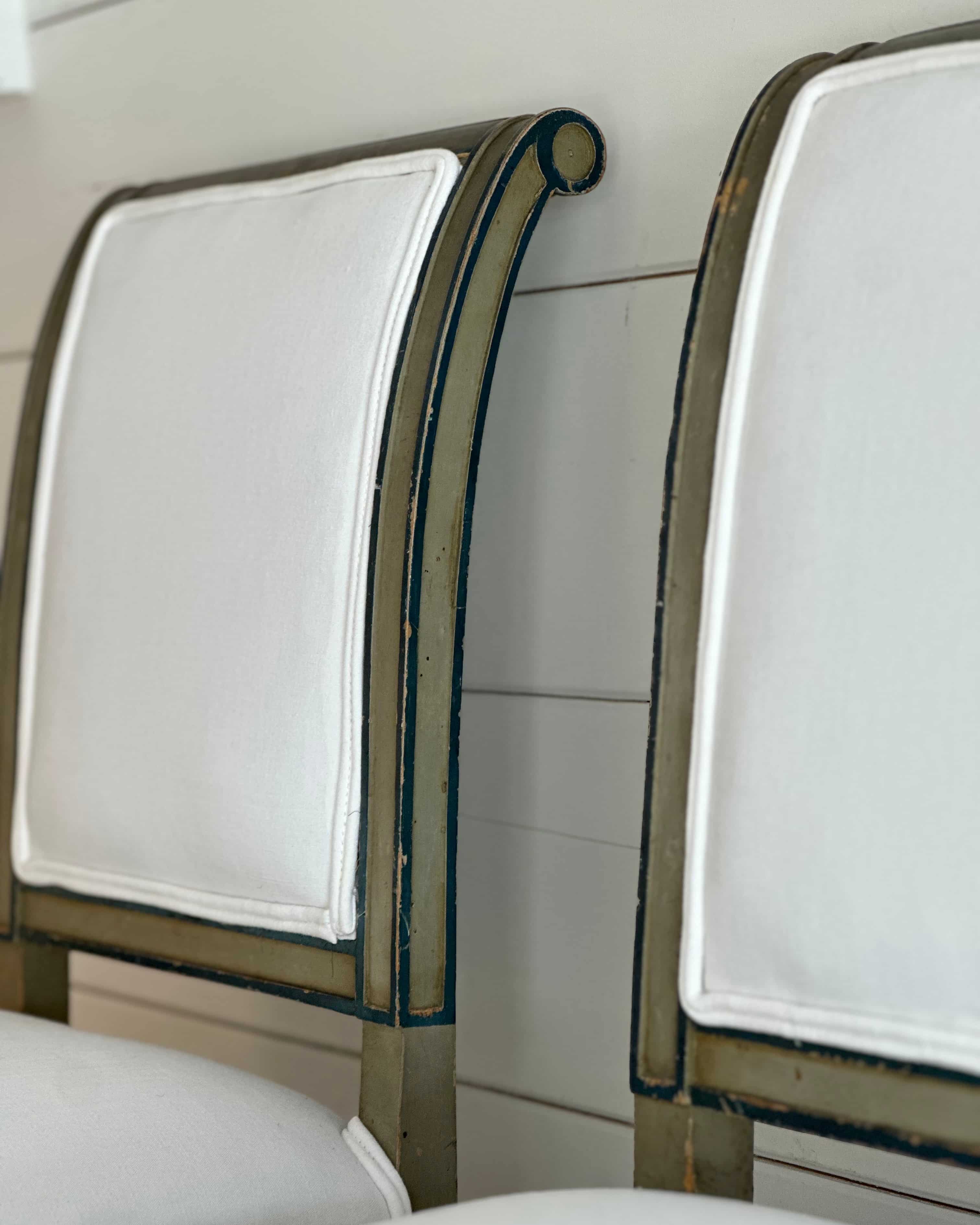 Pair of Late 19th Century Swedish Neoclassical Side Chairs