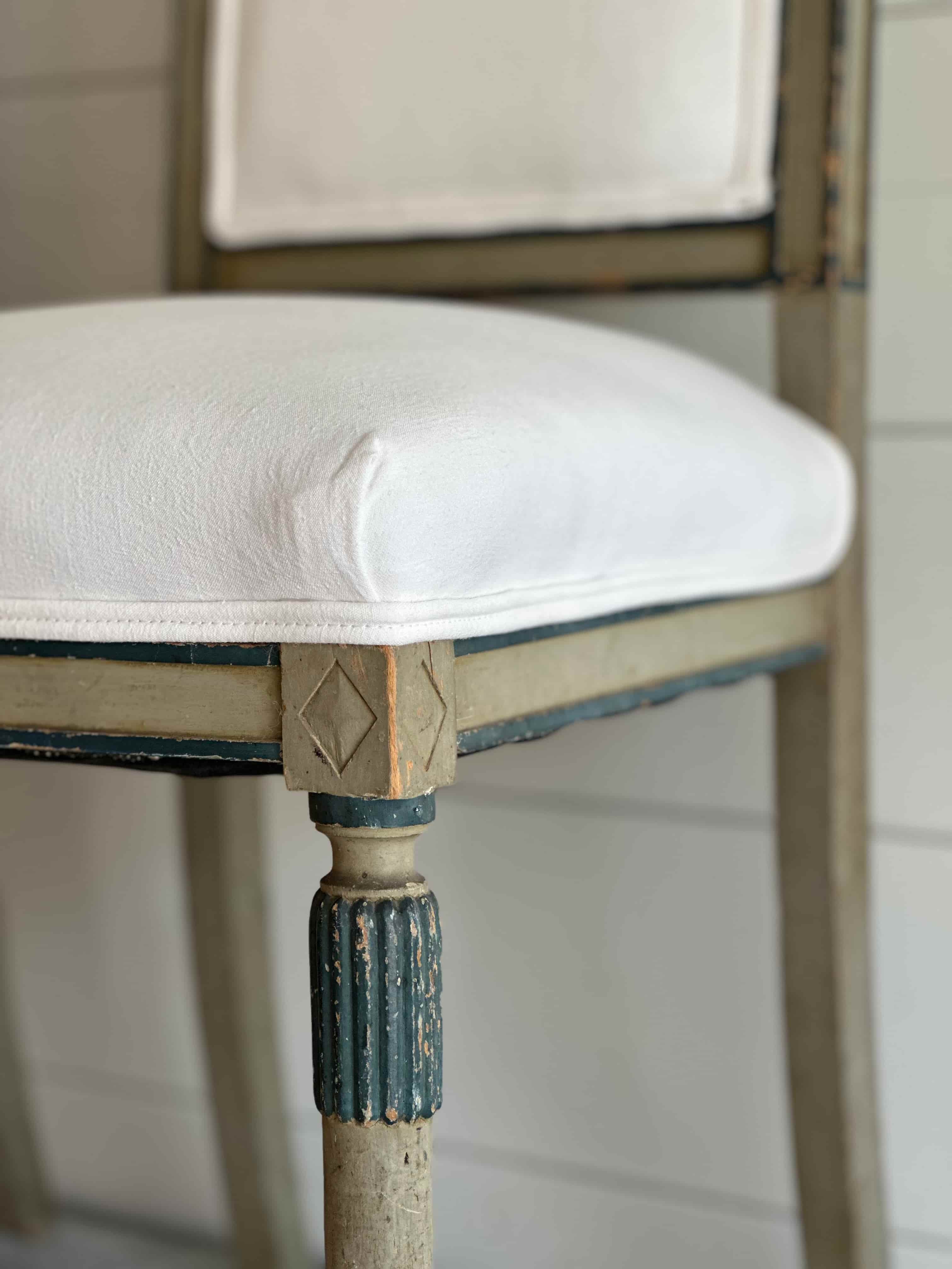 Pair of Late 19th Century Swedish Neoclassical Side Chairs