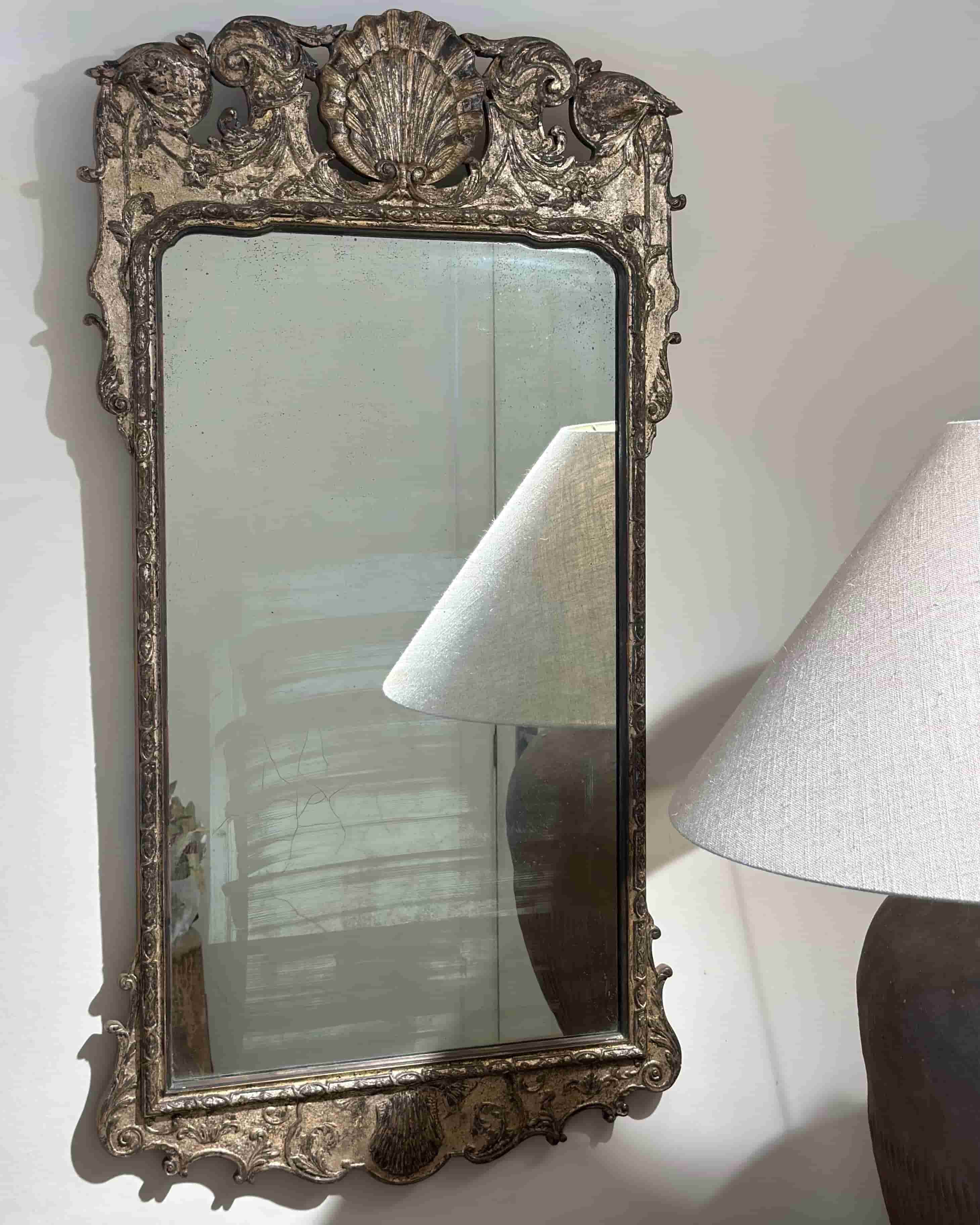 Silver Gilt Georgian Pier Mirror