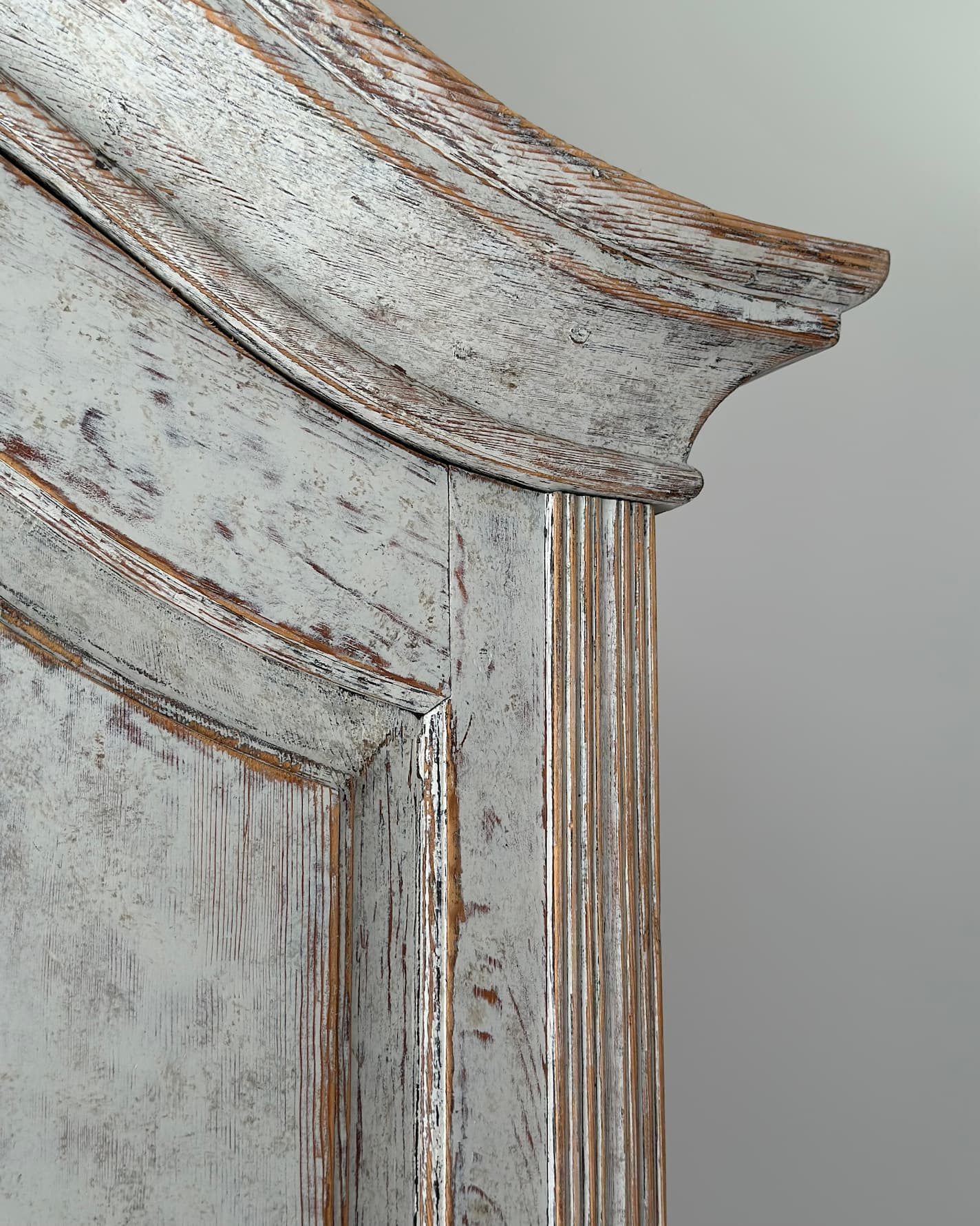 Swedish Rococo 2 piece Cupboard
