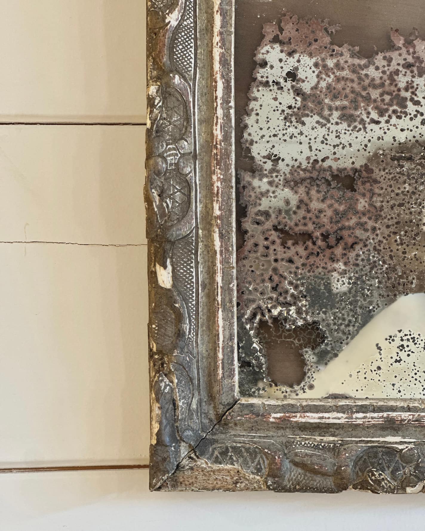 Antique 18th-Century Mini French Mirror