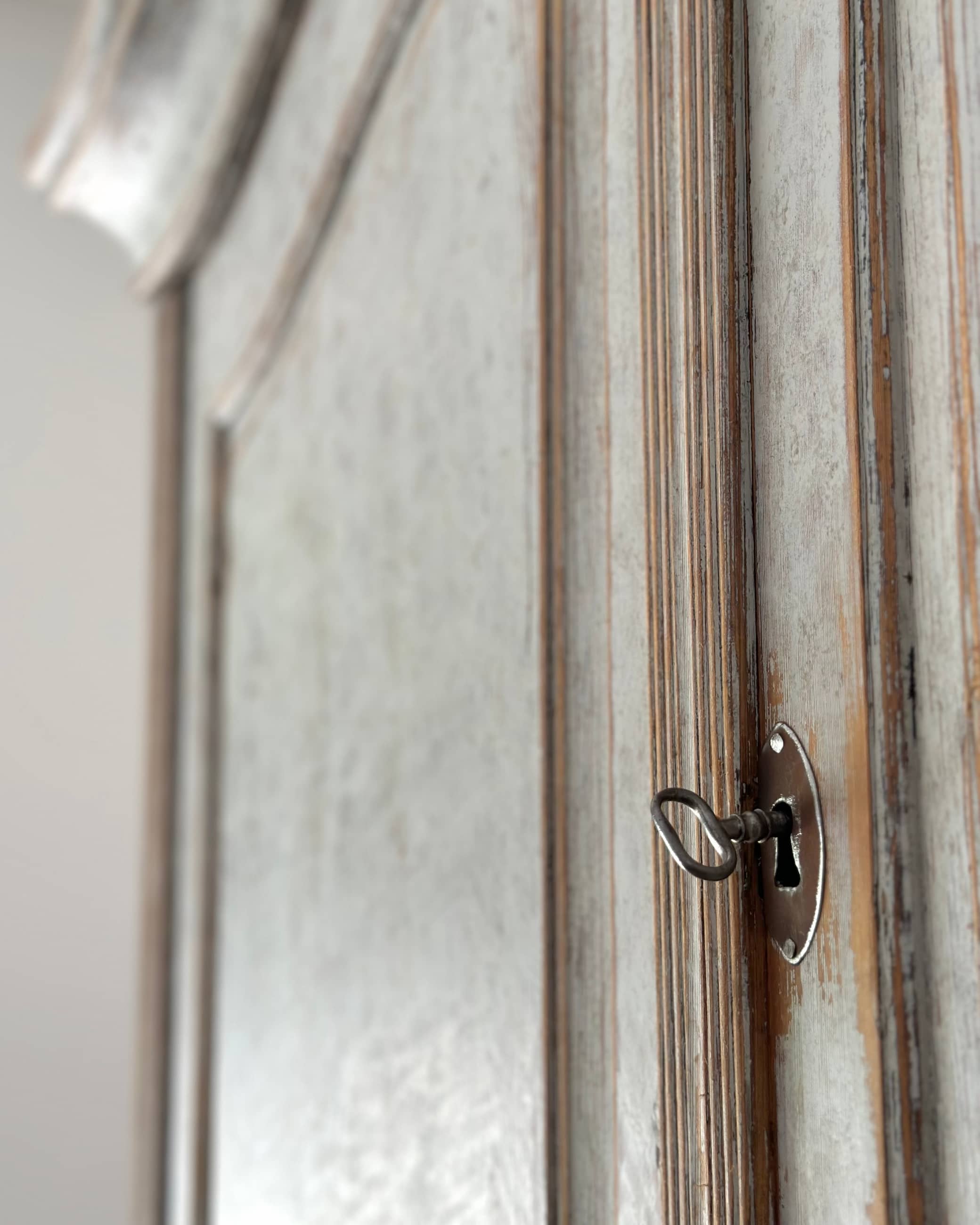 Swedish Rococo 2 piece Cupboard