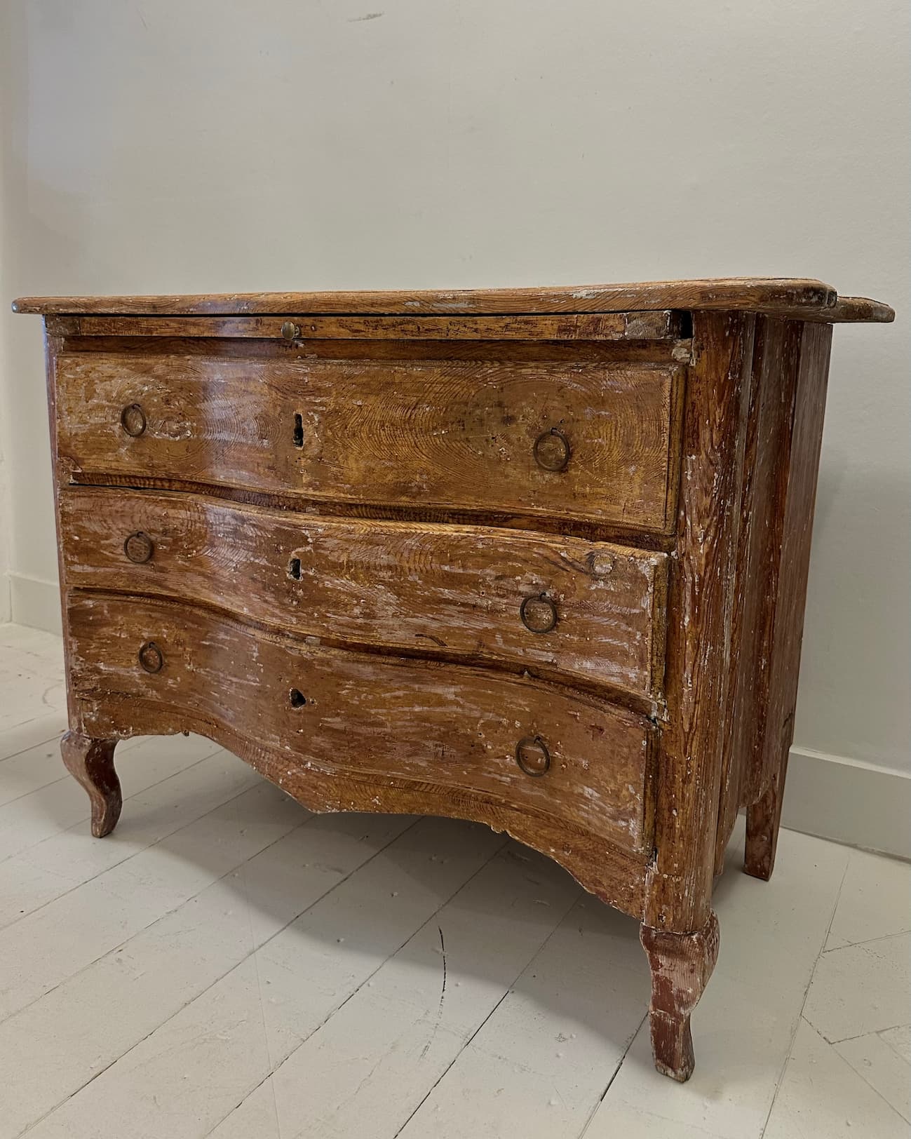 18th Century Rococo Red Mini Commode