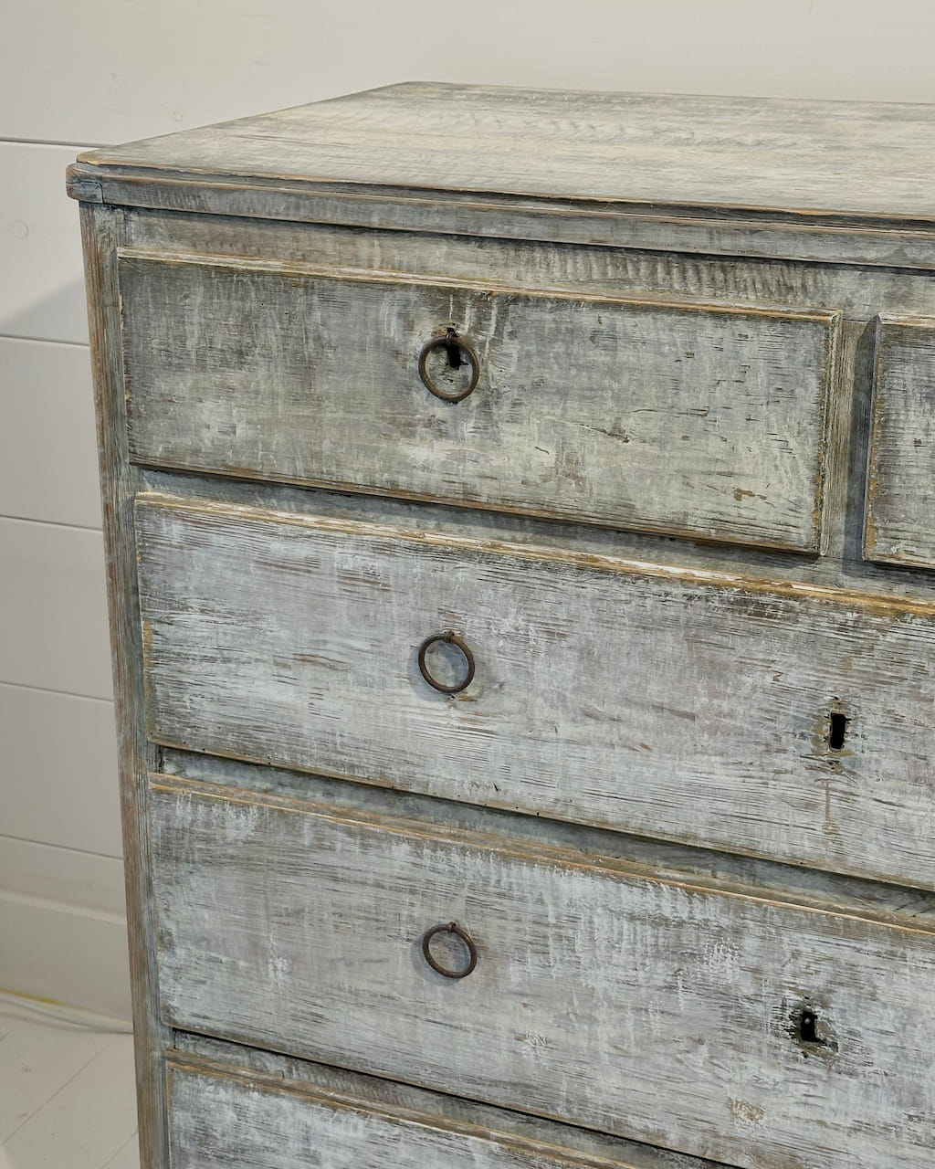 Gustavian Pale Blue Chest of Drawers