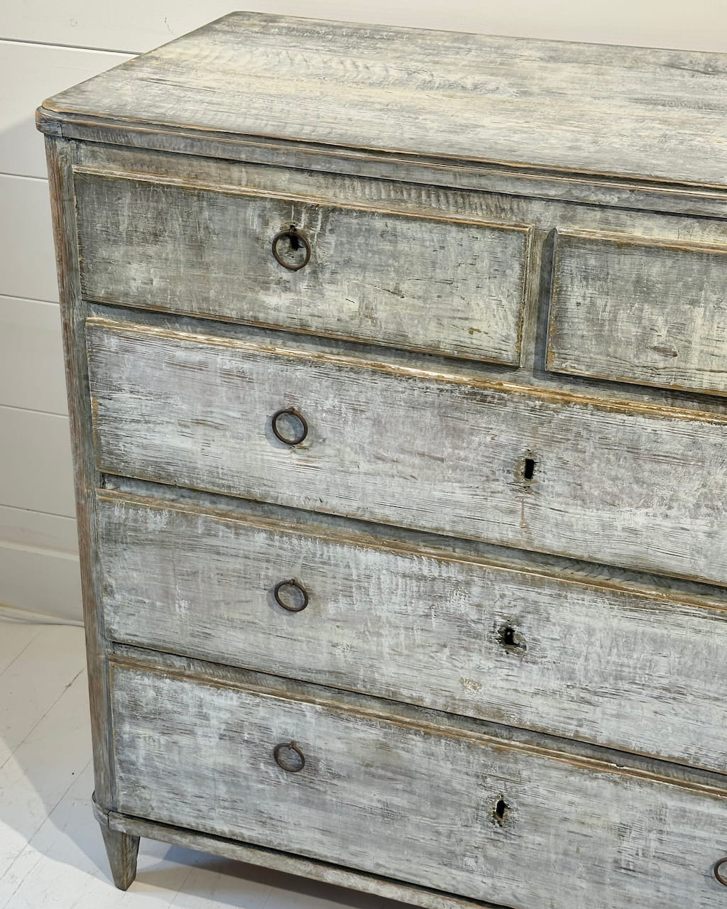 Gustavian Pale Blue Chest of Drawers