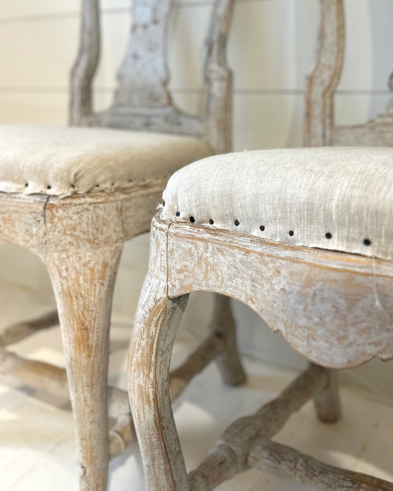 Swedish Rococo Set of Chairs